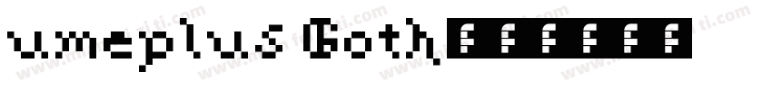 umeplus Goth字体转换